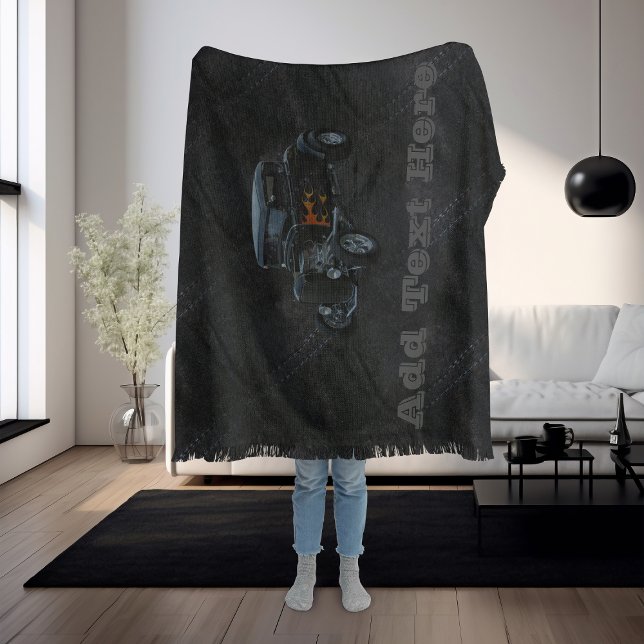 Soft Black Faux Suede Leather Throw Blanket (Creator Uploaded)