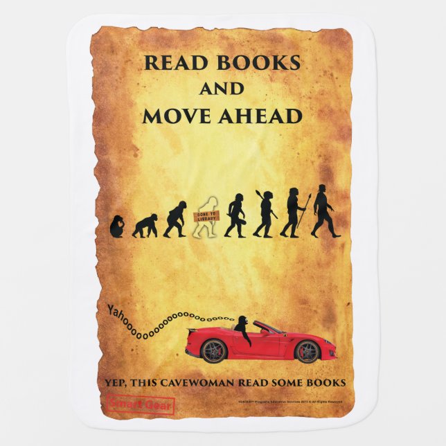 soft blanket for your baby cavewoman reader (Front)