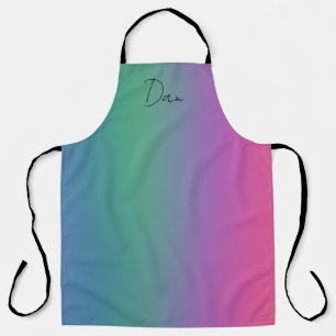 Soft Blended Colors Apron Large