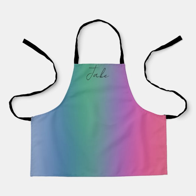 Soft Blended Colors Apron Small (Front)