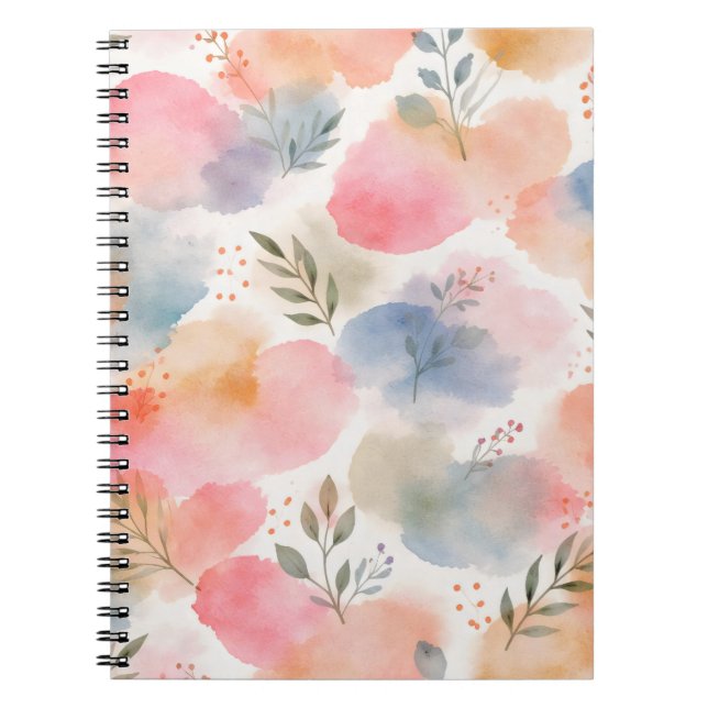 Soft Bloom Reverie Notebook (Front)