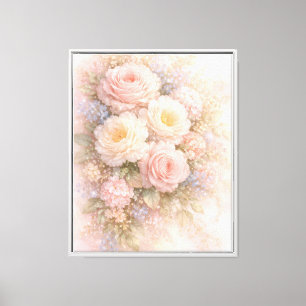 Soft Blossom Dreams Canvas Print
