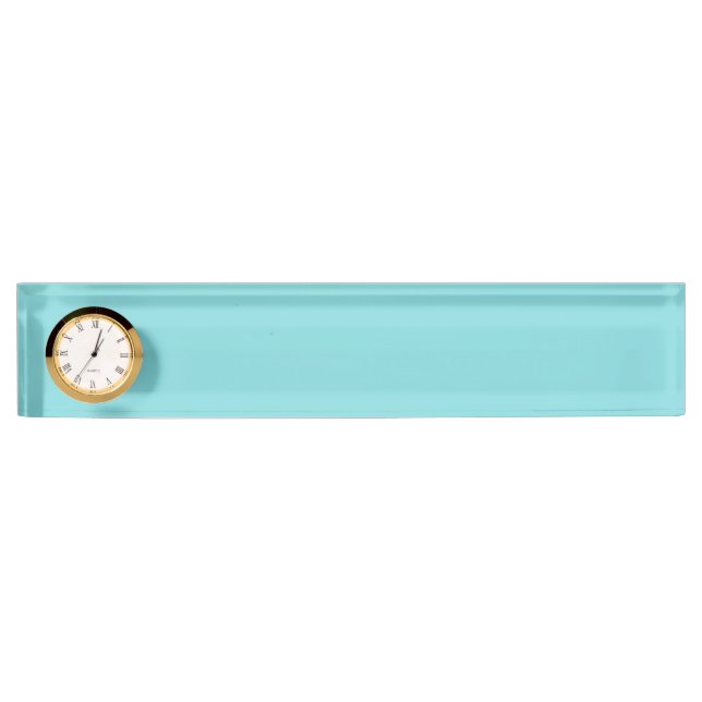 Soft Blue Color Name Plate (Front)