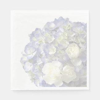 Soft blue hydrangea napkins