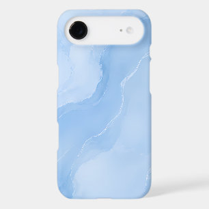 Soft Blue Marble Abstract Pattern iPhone 17 Air Case