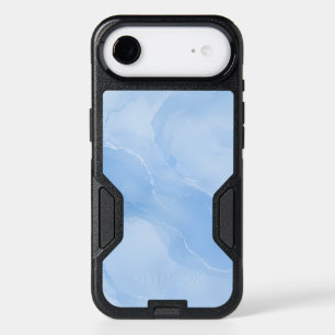 Soft Blue Marble Abstract Pattern iPhone 17 Air Case