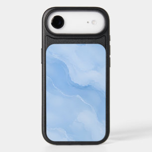 Soft Blue Marble Abstract Pattern iPhone 17 Air Case