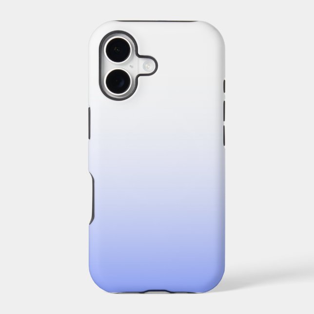 Soft Blue Ombre Iphone Case (Back)