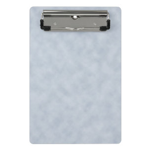 Soft Blue Parchment Look Mini Clipboard