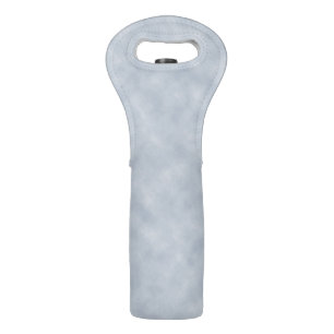 Soft Blue Parchment Look Wine Bag