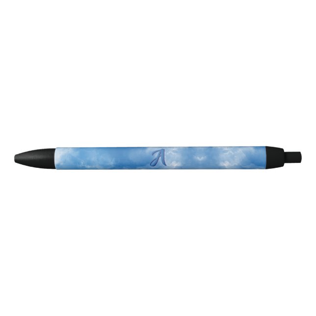 Soft Blue Sky Watercolor Cloud Pen (Front)