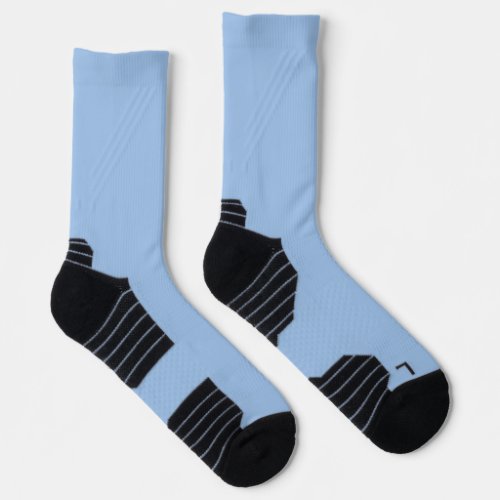 Soft Blue Socks