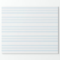 Blue Stripe Wrapping Paper