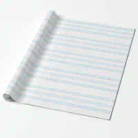 Blue Stripe Wrapping Paper