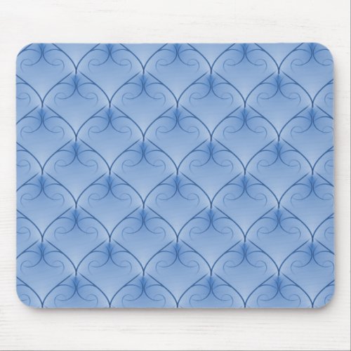 Soft Blue Unparalleled Elegance Mousepad