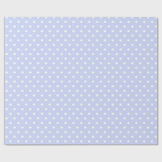 Soft Blue with White Dots Wrapping Paper