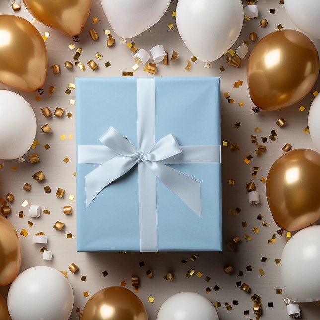 Soft Blue Wrapping Paper Roll (Creator Uploaded)