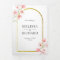 Soft Blush Pink Cherry Blossom Floral Arch Wedding