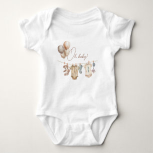 Soft Boho Neutral Baby Clothes Baby Shower  Bodysuit