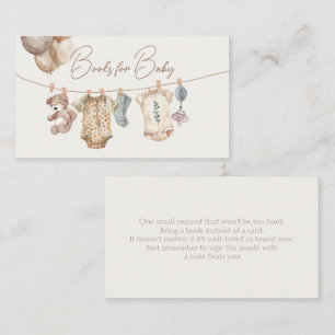 Soft Boho Neutral Baby Clothes Books for Baby Enclosure Card