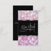 Soft Bokeh Glitter Sparkles Business Card (Front/Back)