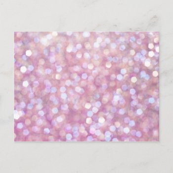 Soft Bokeh Glitter Sparkles Postcard by RosaAzulStudio at Zazzle