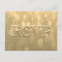 Soft Bokeh | RSVP Invitation Postcard