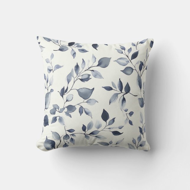 Soft Botanical Accent for Calm & Cozy Spaces Throw Pillow (Front)