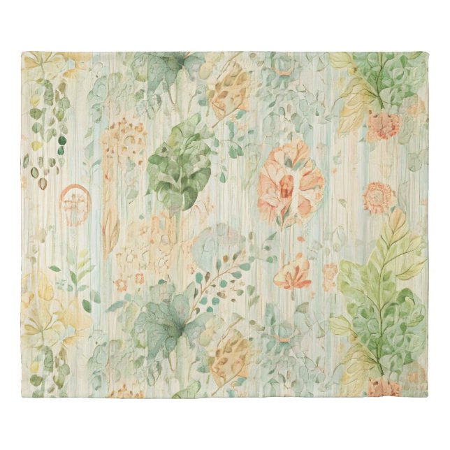  Soft Botanical Dream Duvet Cover (Front)