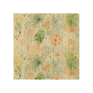 Soft Botanical Dream Wood Wall Art