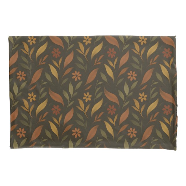 Soft Botanical Pillow Case (Front)