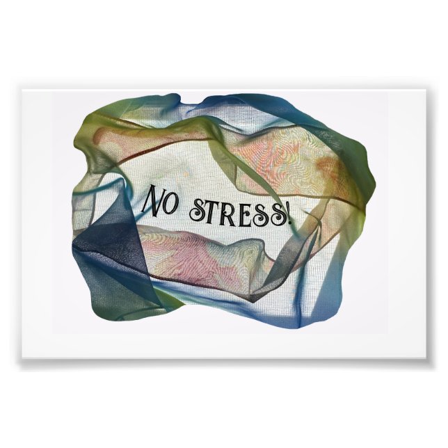 Soft breezy floating scarf design photo print (Front)
