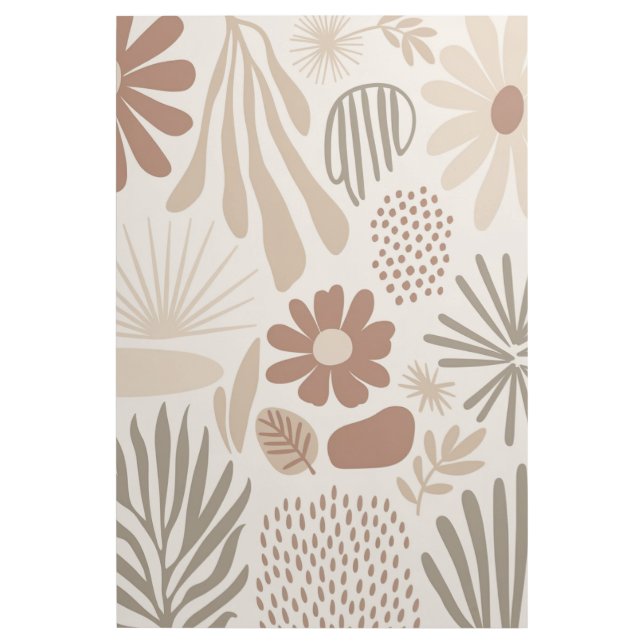 Soft Browns & Terracotta: Boho Style Gallery Wrap (Front)