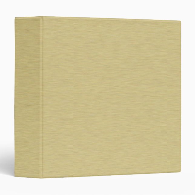 Soft Brushed Gold Binder (Front/Spine)