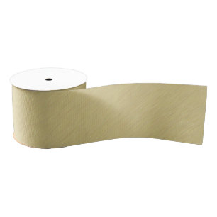 Soft Brushed Gold Grosgrain Ribbon