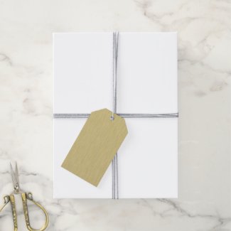 Soft Brushed Gold Pack Of Gift Tags