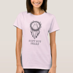Soft But Sharp Cute Ghost Thorns Graphic T-Shirt