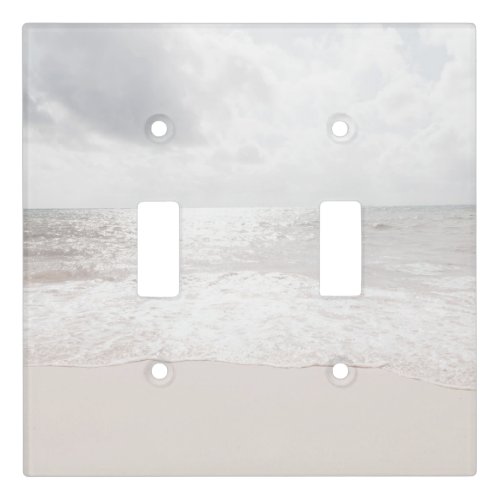 Soft Caribbean Ocean 1 ocean wall art  Light Switch Cover