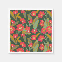 Soft Caribbean tropical floral