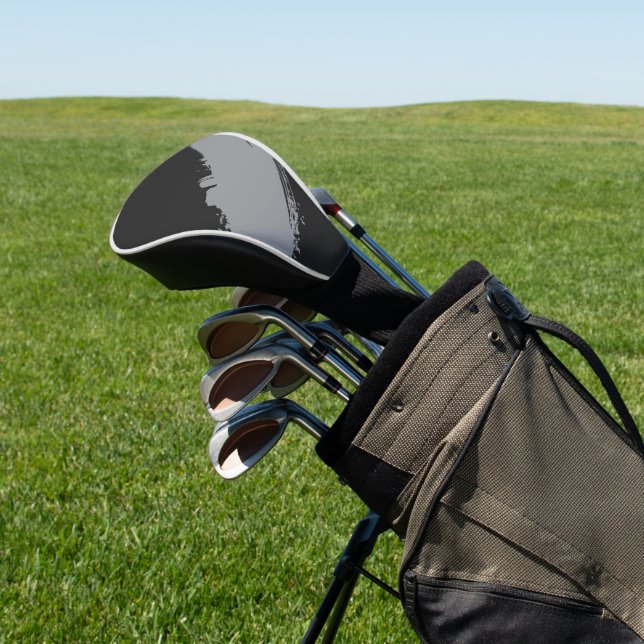 Soft Charcoal Noir  Golf Head Cover (In Situ)