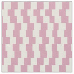 Soft Checkerboard Pattern in Rosa and Cream Fabric