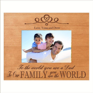 Soft Cherry Engraved Birthday Picture Frame