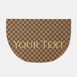 Soft Chocolate Squares Doormat