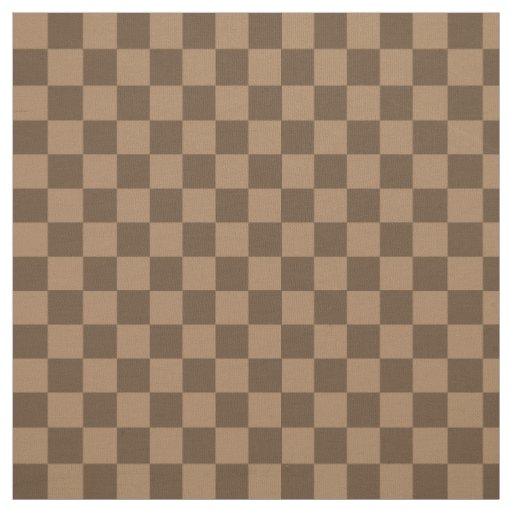 Soft Chocolate Squares Fabric