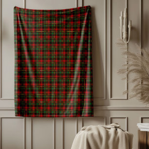 Soft Classic Tartan Plaid Throw Cozy Holidays Fleece Blanket