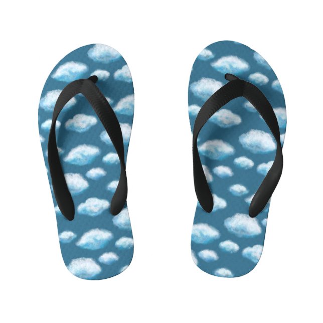 Soft clouds  kid's flip flops (Footbed)