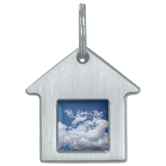 Soft clouds pet ID tag (Front)