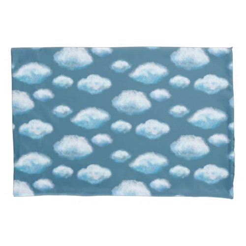 Soft clouds  pillow case