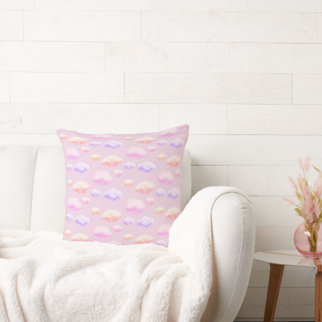 Soft clouds  throw pillow (Couch)