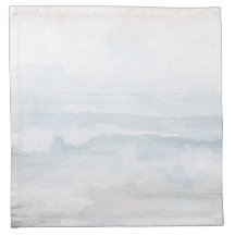 Soft Coastal Wash– Blue Watercolor